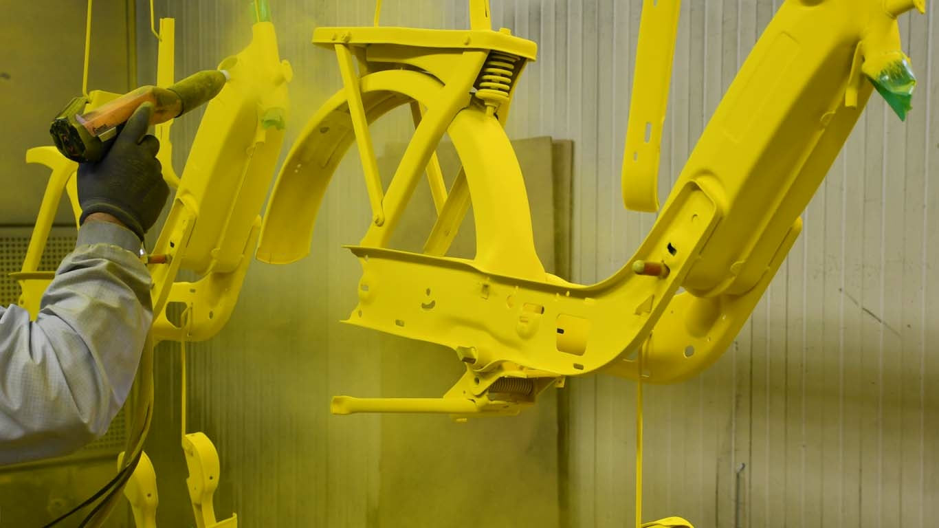 Applikationssysteme für Pulverlacke