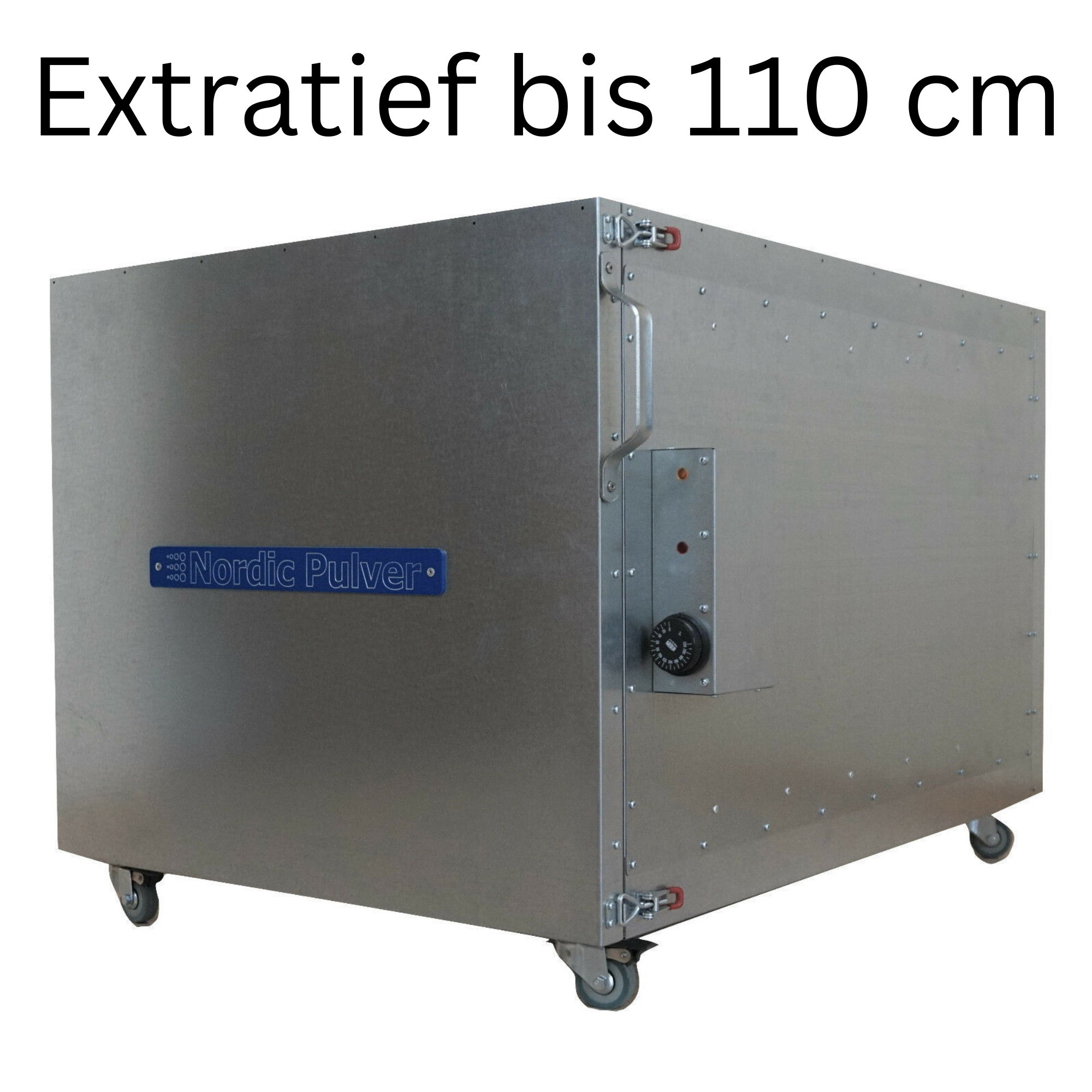 Pulverofen L – 54 x 60 x 110 cm | Einbrennofen Extralang