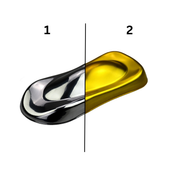 Candy Gold Pulverlack + Lasur Set