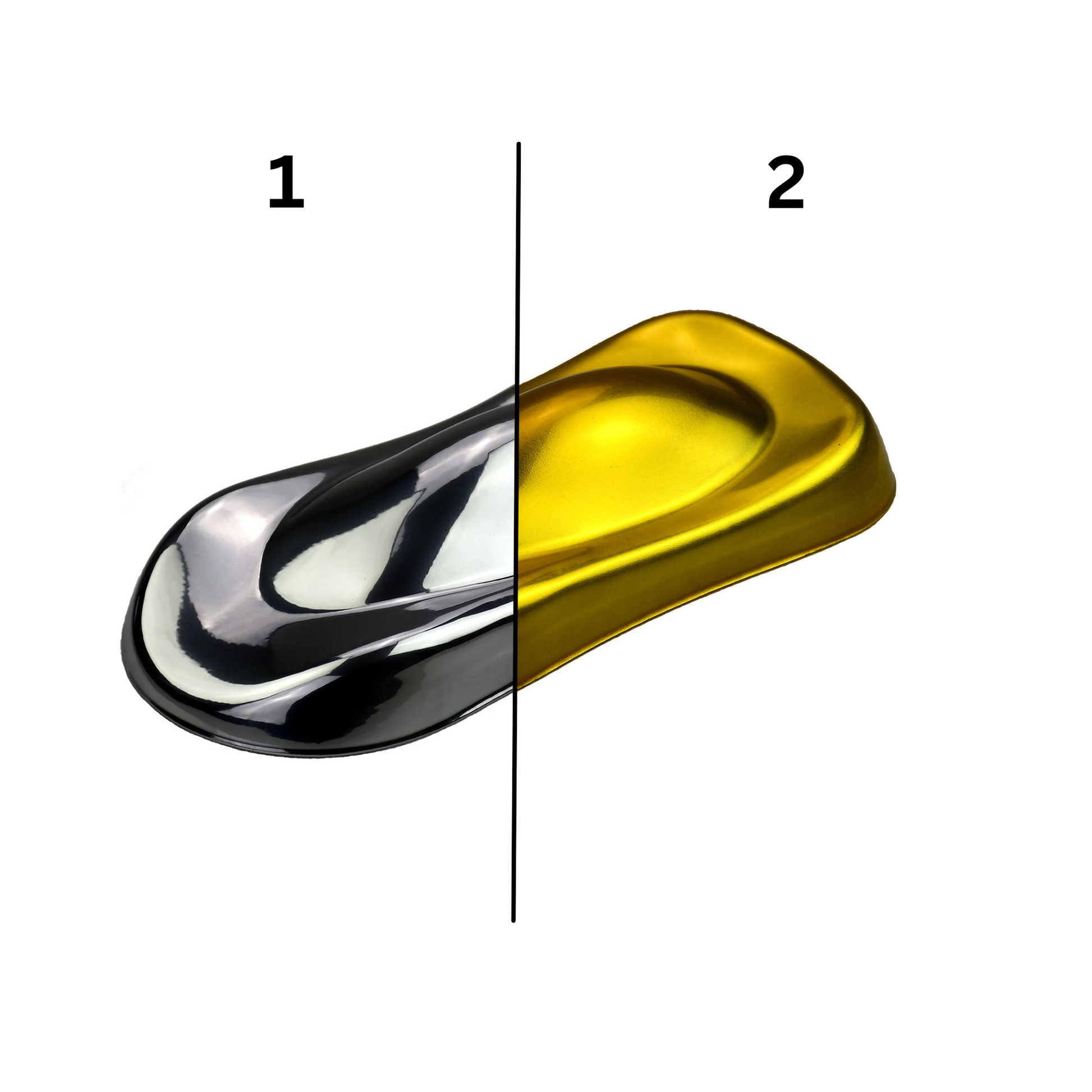 Candy Gold Pulverlack + Lasur Set