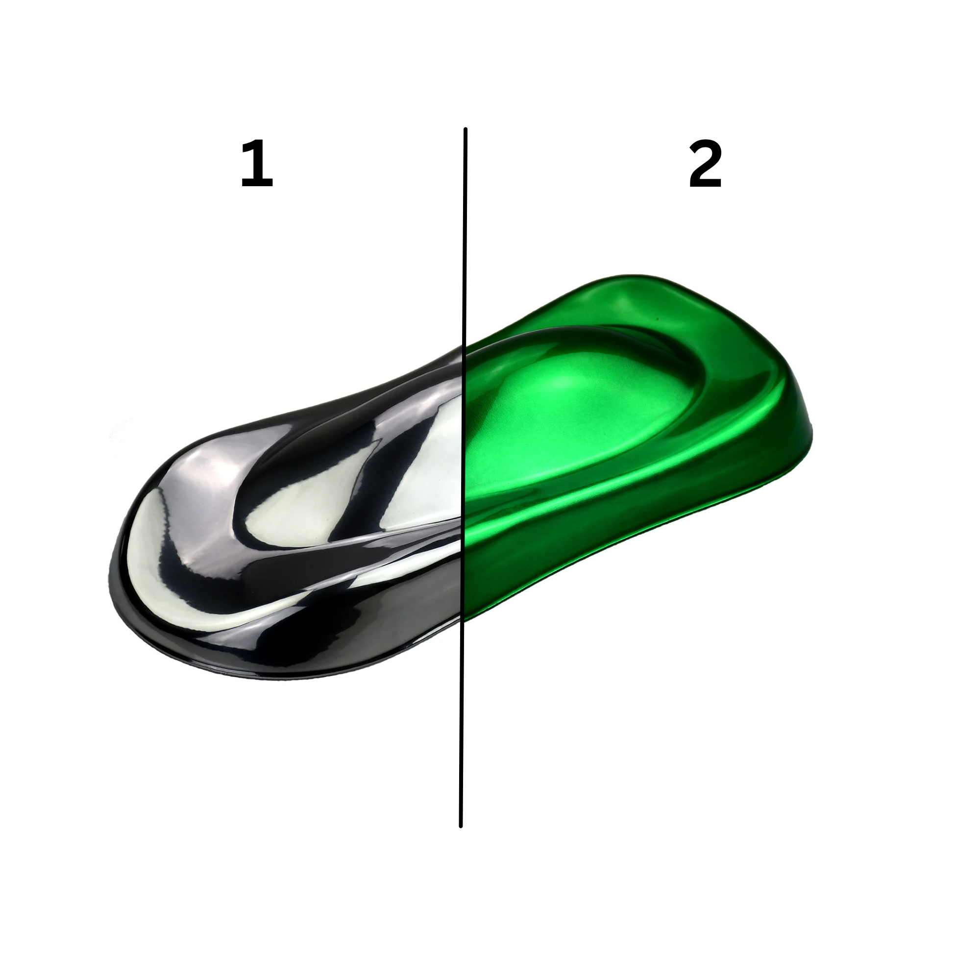 Candy Grün Pulverlack + Lasur Set