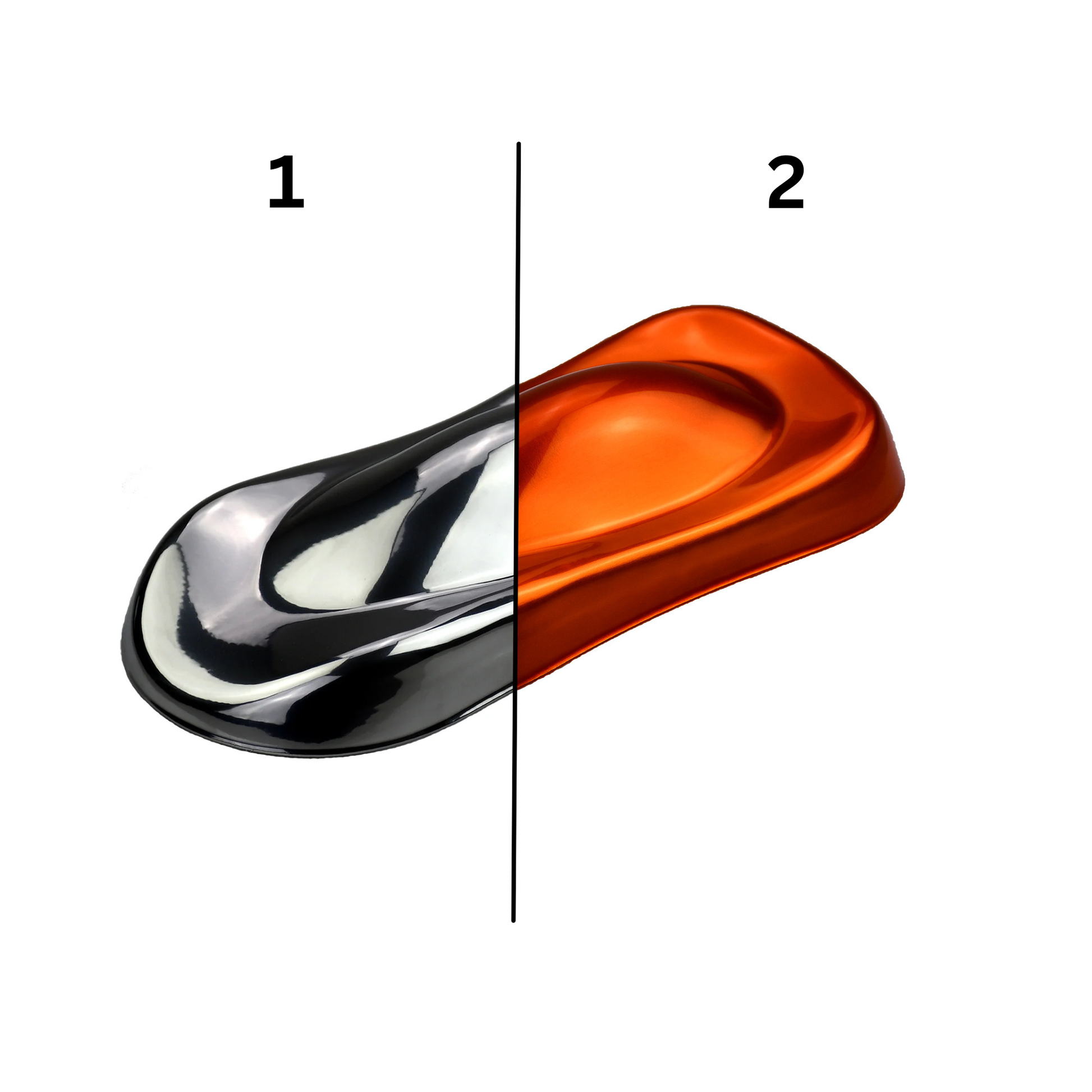 Candy Orange Pulverlack + Lasur Set