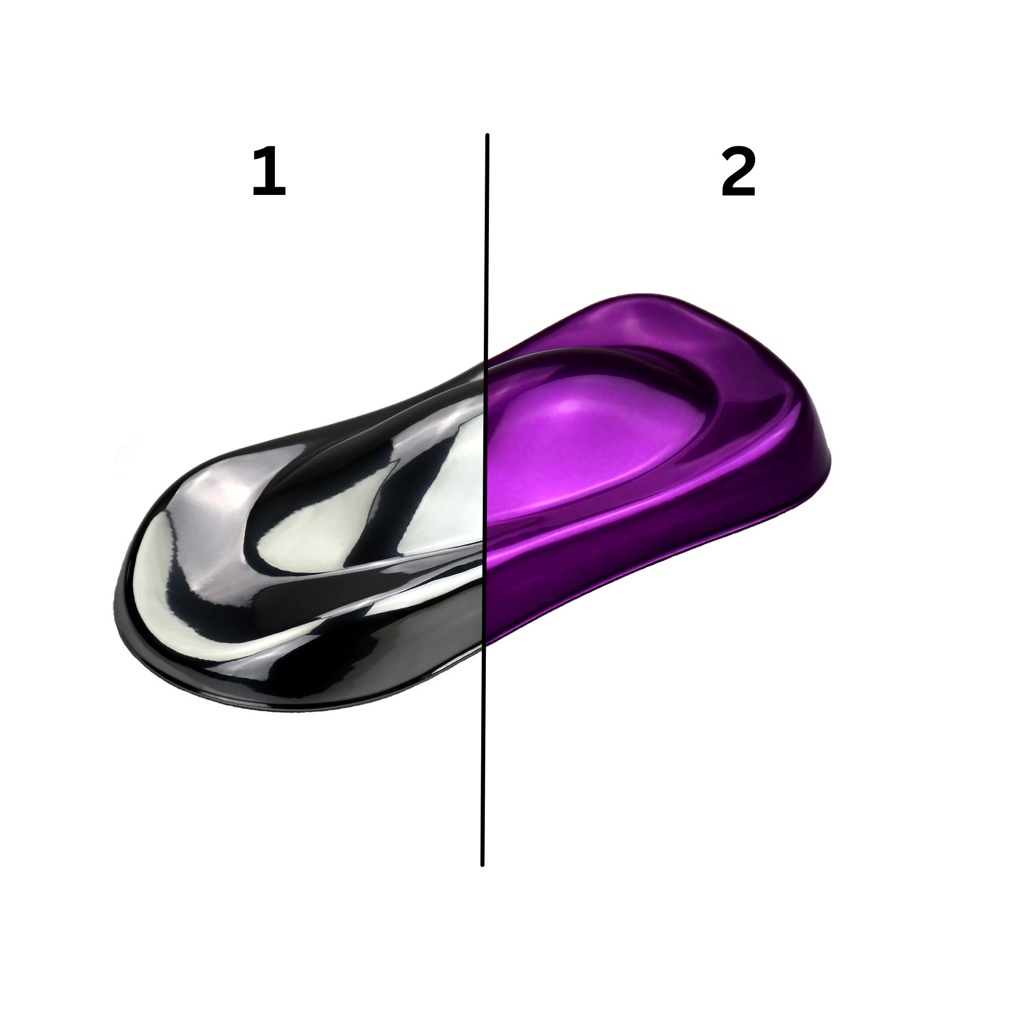 Candy Purpur Pulverlack + Lasur Set