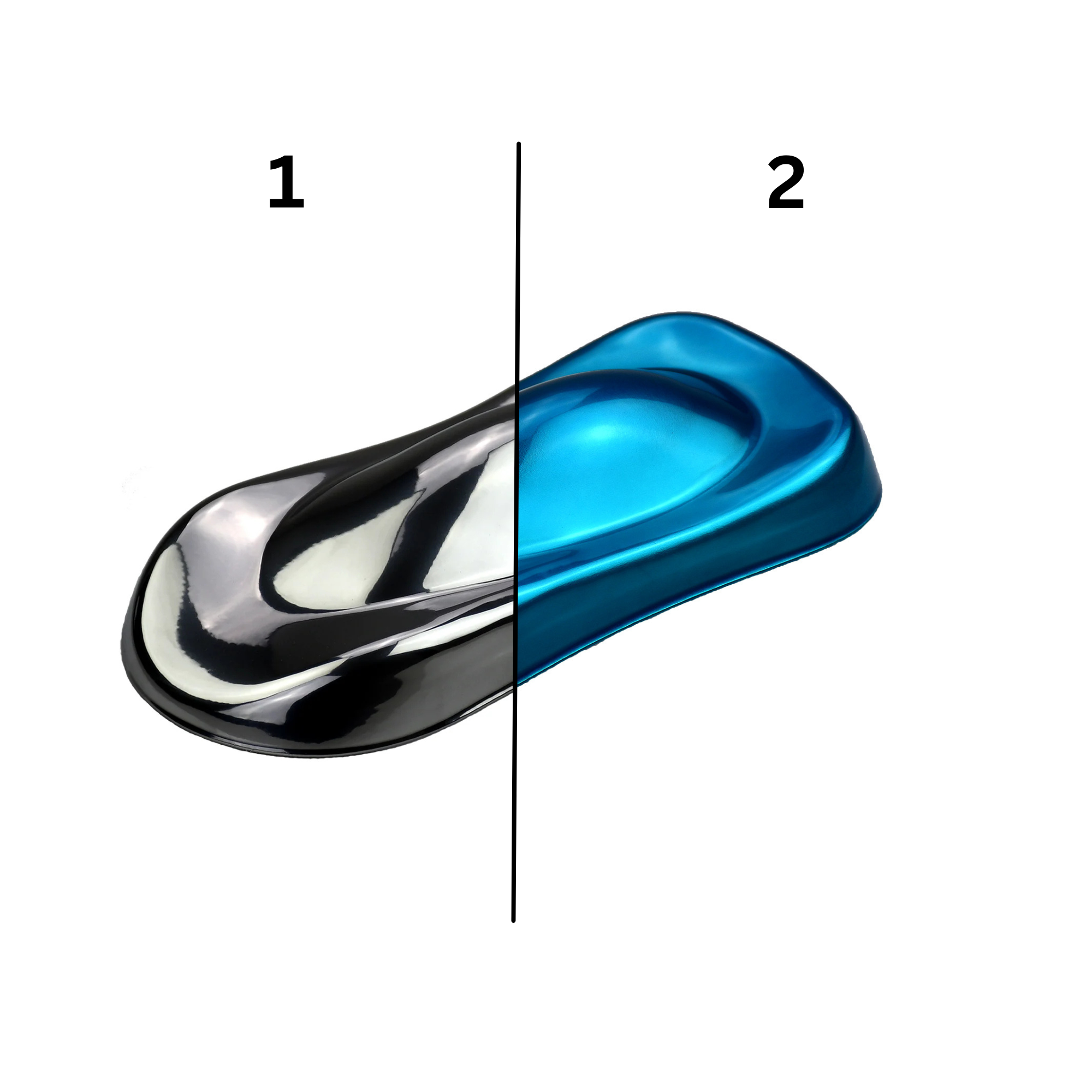 Candy Türkis Pulverlack + Lasur Set