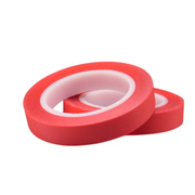 Starkes Klebeband aus Polyester-Krepp in rot. Hitzebeständig bis 220 °C