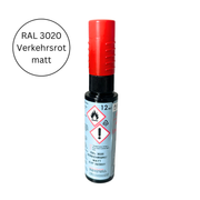 Lackstift verkehrsrot RAL 3020 matt