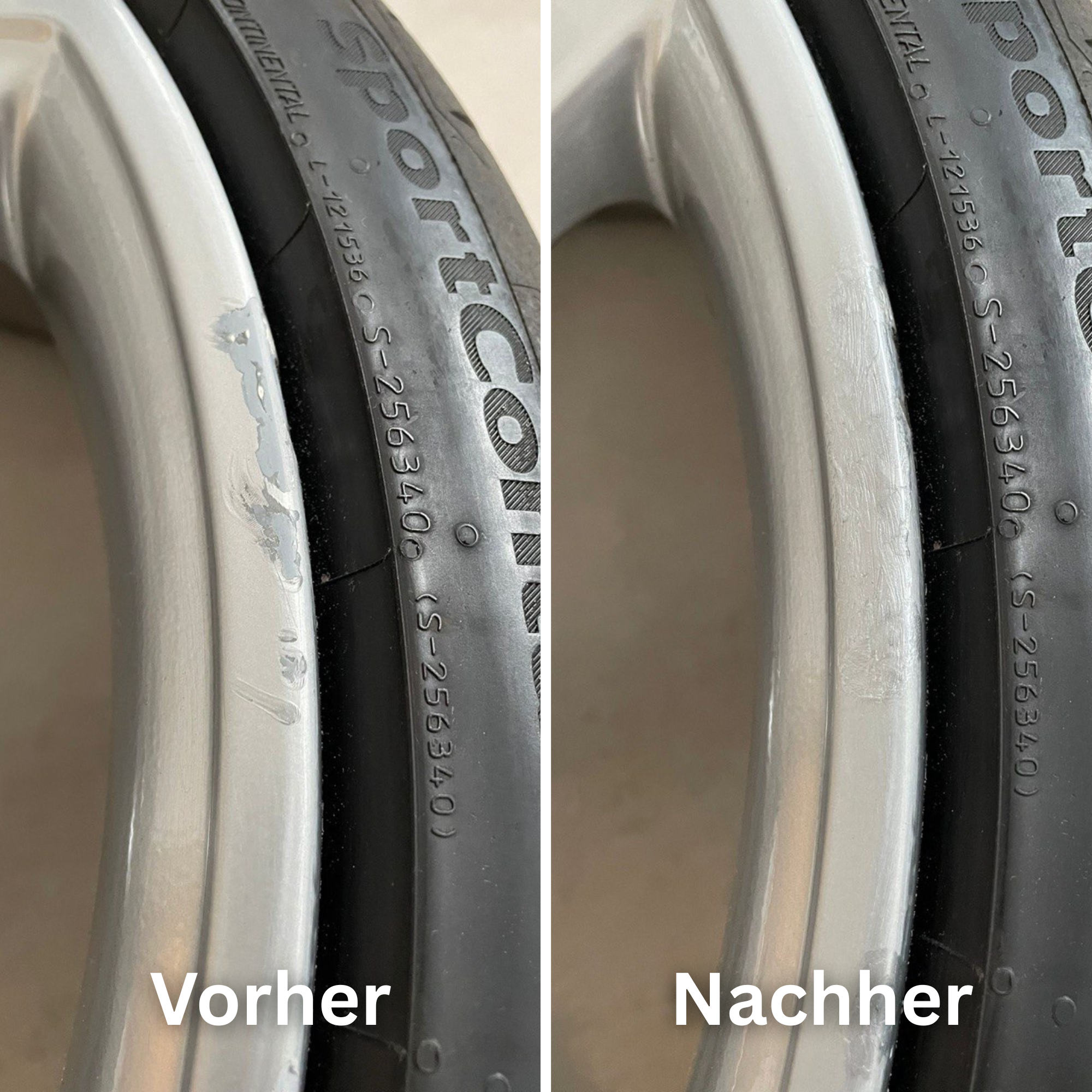 3er Set Lackstift zum Ausbessern von Pulverlack