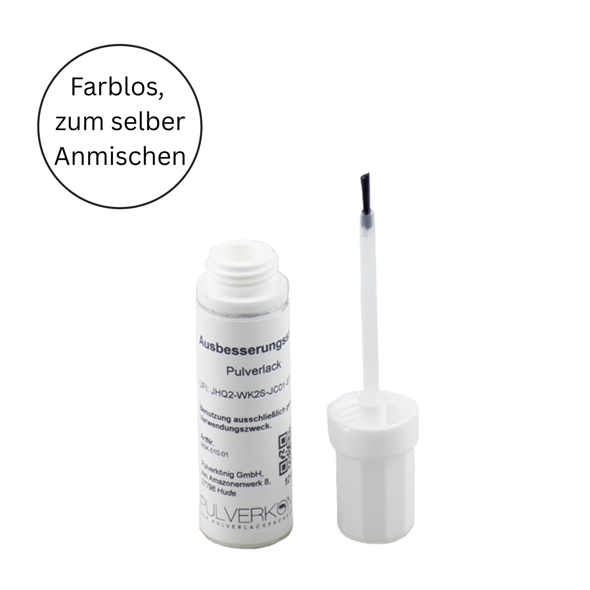 Lackstift zum Ausbessern von Pulverlack