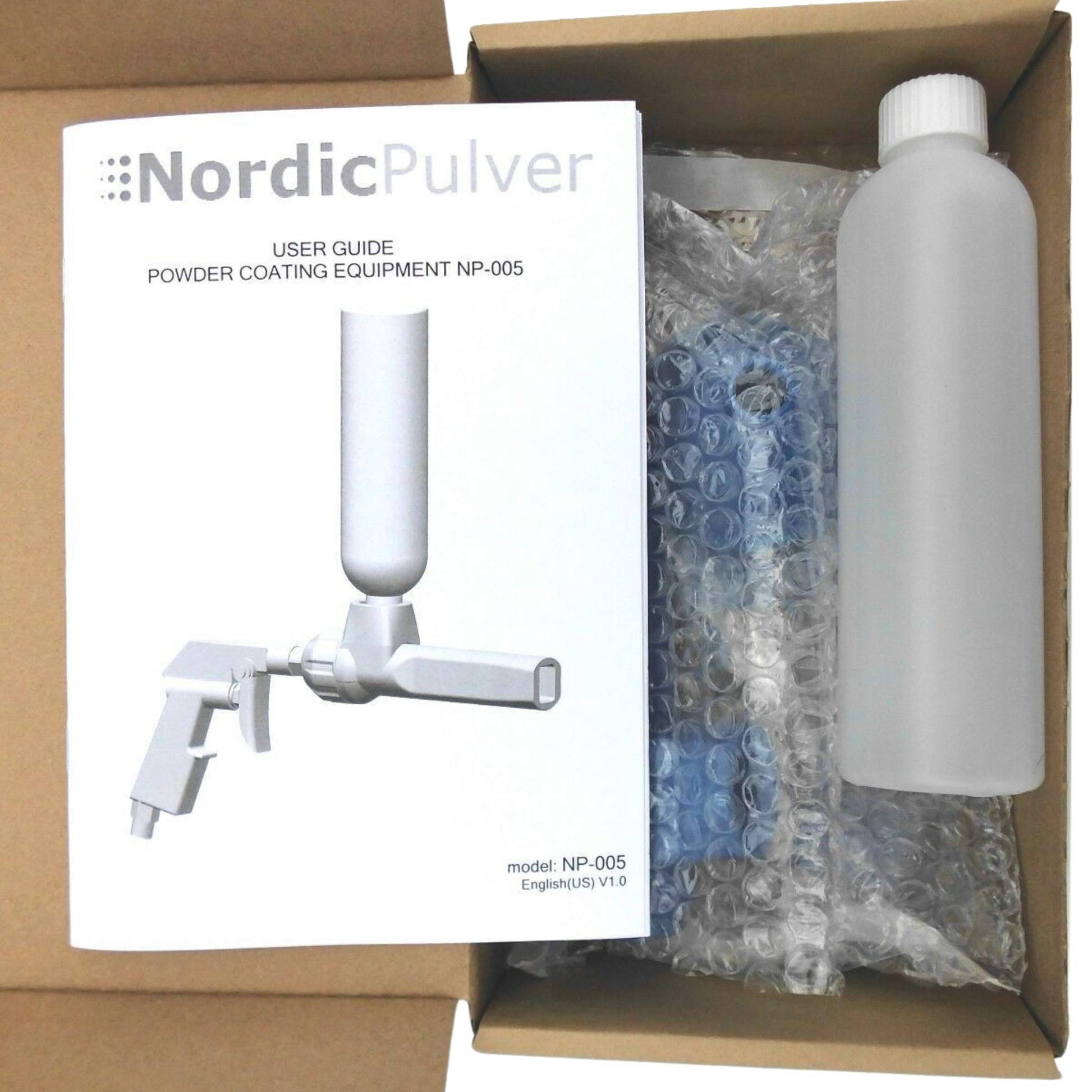 Pulverpistole Tribo-Verfahren Basic - kompaktes Einsteiger-Modell