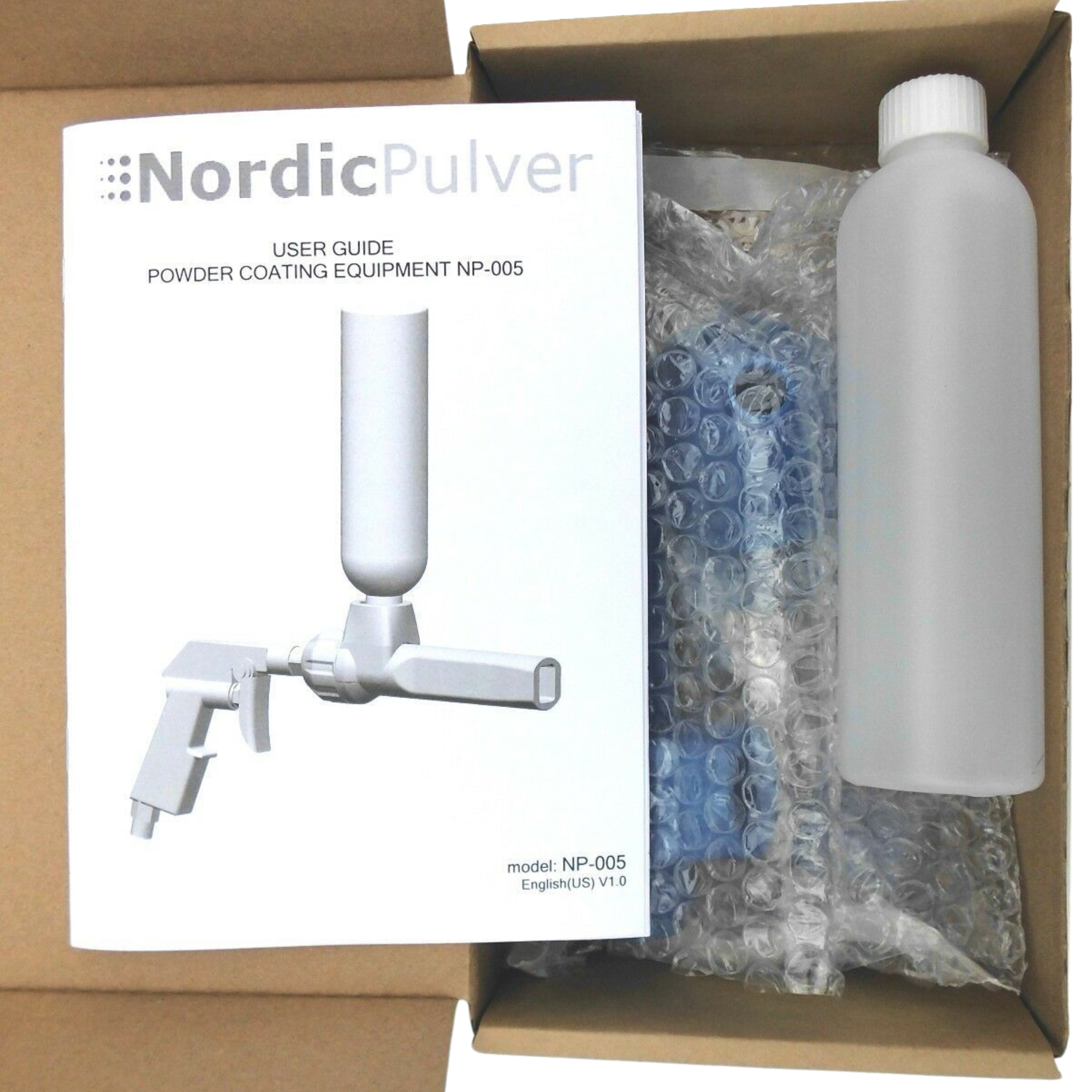 Pulverpistole Tribo-Verfahren Basic - kompaktes Einsteiger-Modell