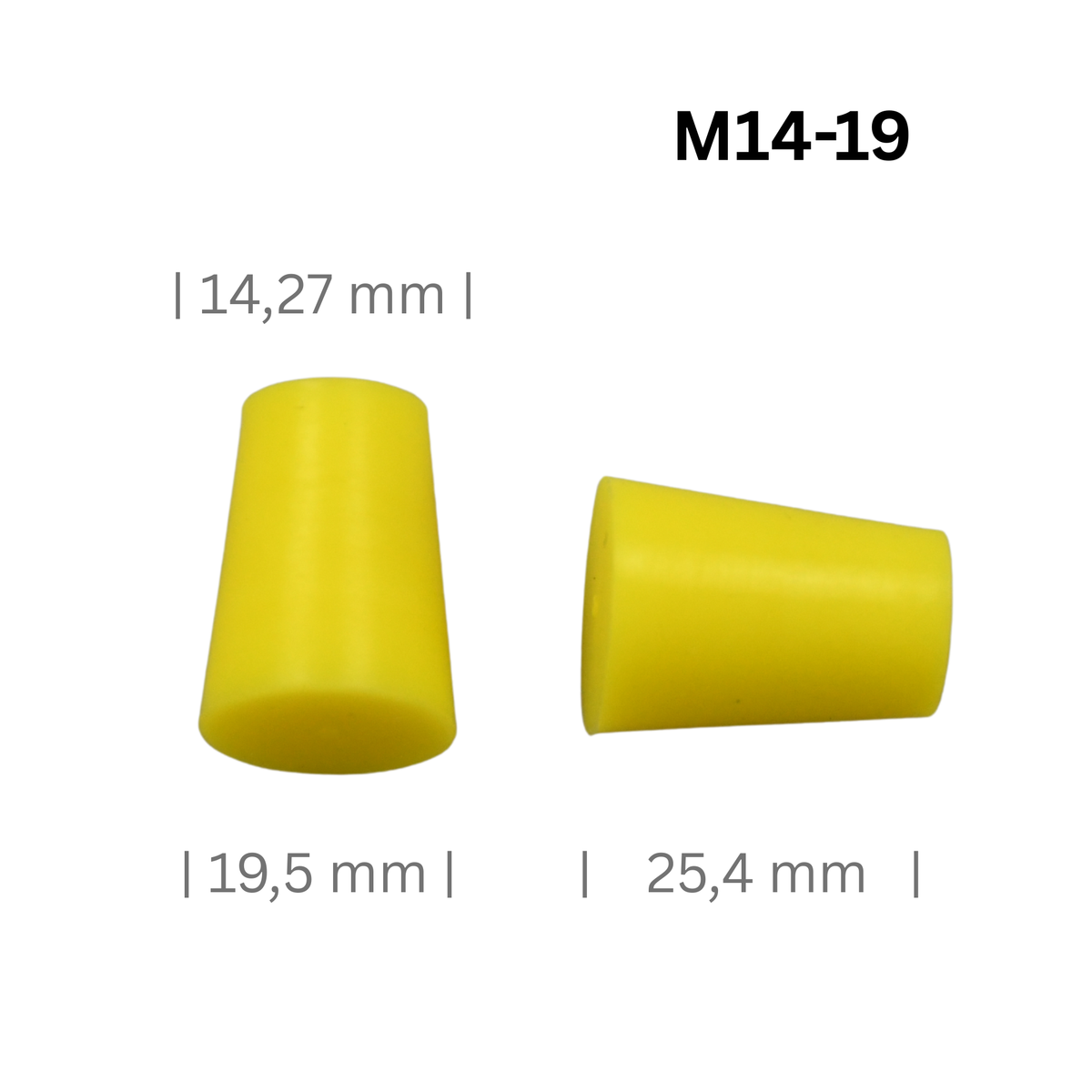 Konische Silikonstopfen klein, Ø 0,8 bis 20 mm