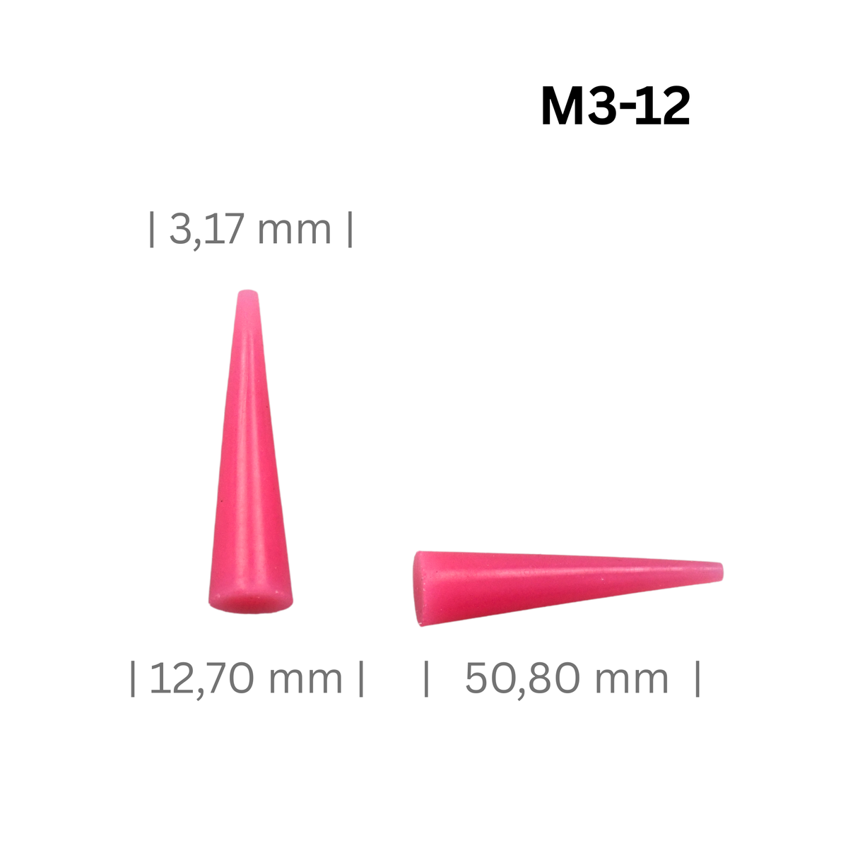 Konische Silikonstopfen klein, Ø 0,8 bis 20 mm