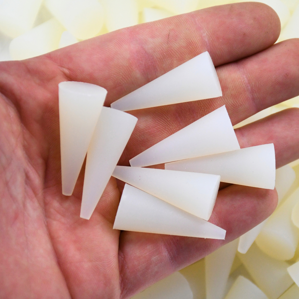 Konische Silikonstopfen klein, Ø 0,8 bis 20 mm