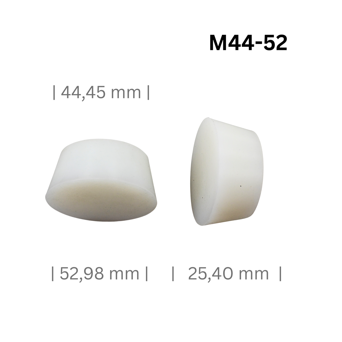 Konische Silikonstopfen Mittel Ø 20 bis 53 mm